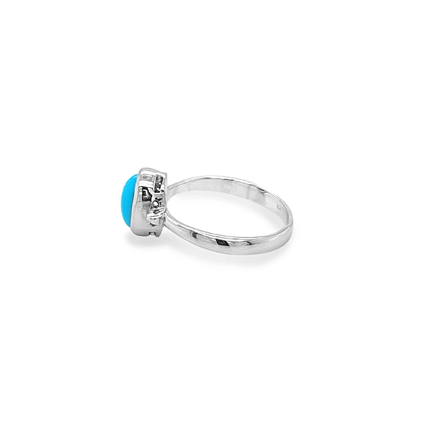 Goldener Ring mit Türkis