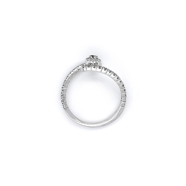 Weißgold Saphir Ring