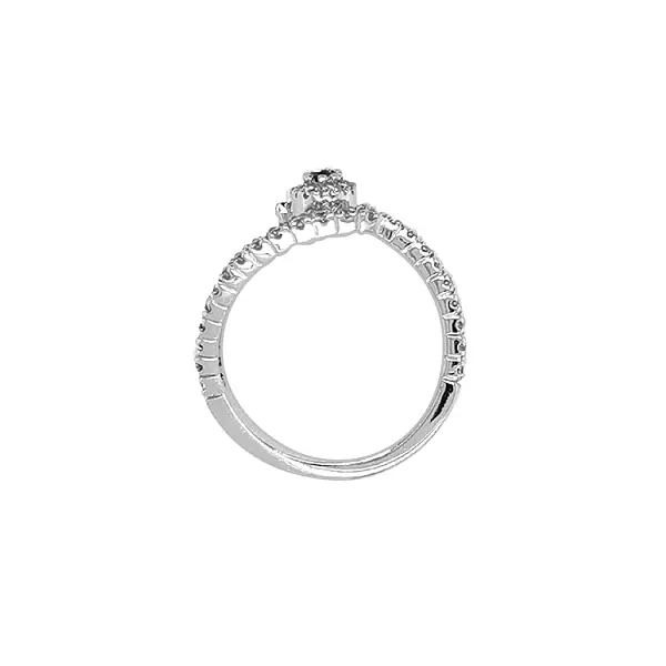 Goldring mit farbigen Zirkonen