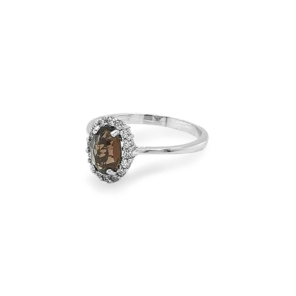 Goldring mit farbigen Steinen