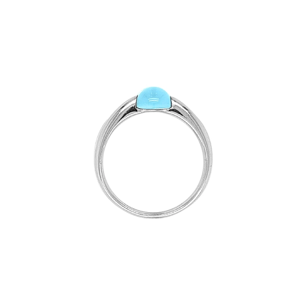 Goldener Ring mit Quarz