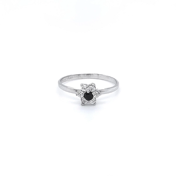Weißgold Saphir Ring