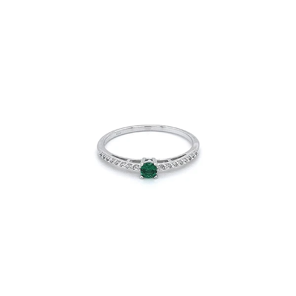 Goldring mit Smaragd