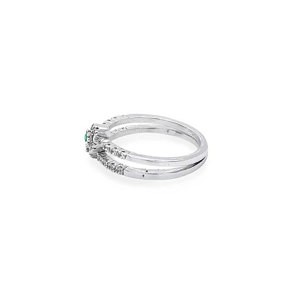 Goldring mit Zirkonen