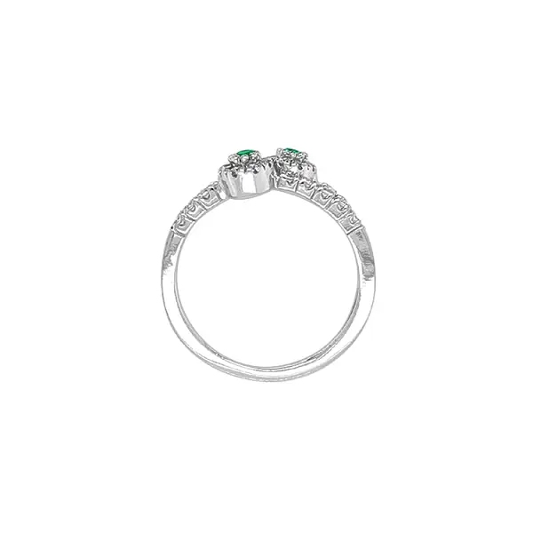 Goldring mit Zirkonen