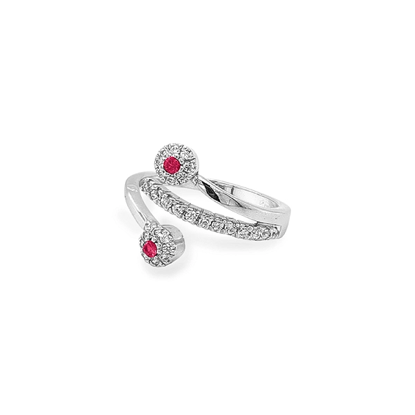 Goldring mit Zirkonen