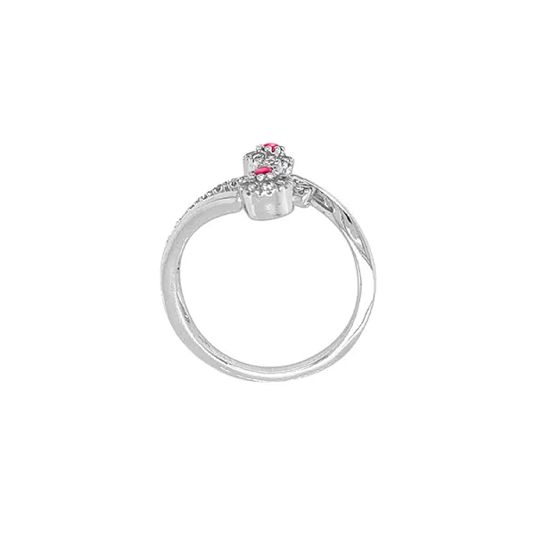 Goldring mit Zirkonen