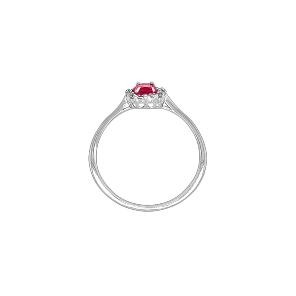 Goldring mit farbigen Steinen