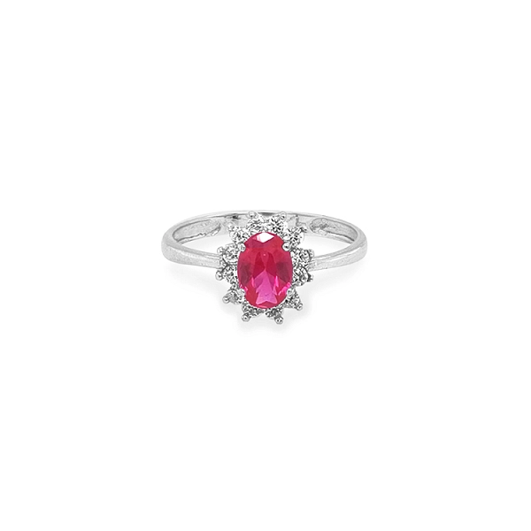 Goldring mit farbigen Steinen
