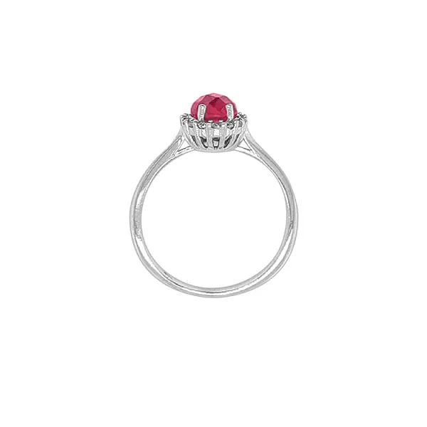 Goldring mit farbigen Steinen