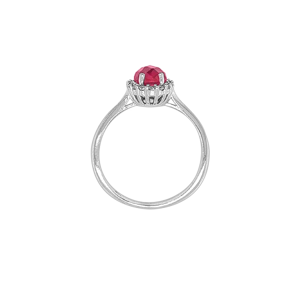 Goldring mit farbigen Steinen