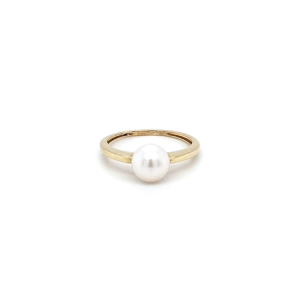 Goldring mit Perle