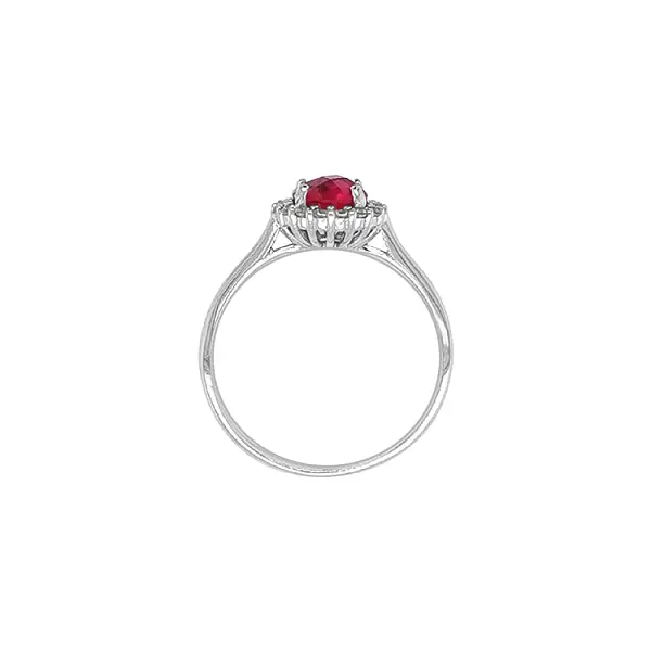 Goldring mit farbigen Steinen