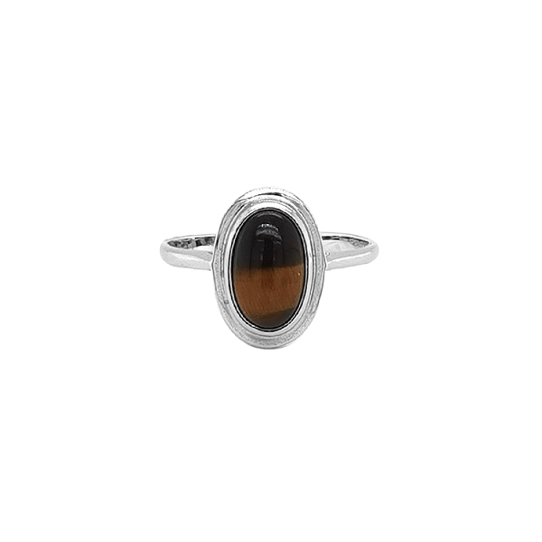 Goldring mit Tigerauge