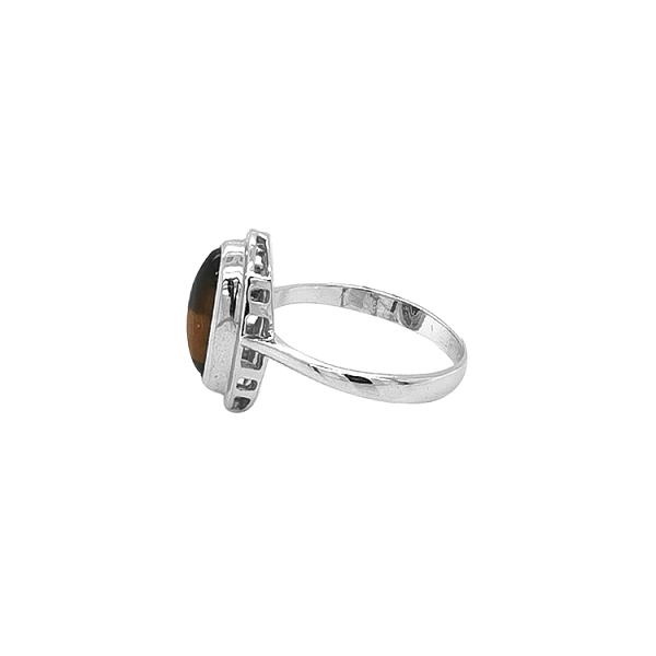 Goldring mit Tigerauge
