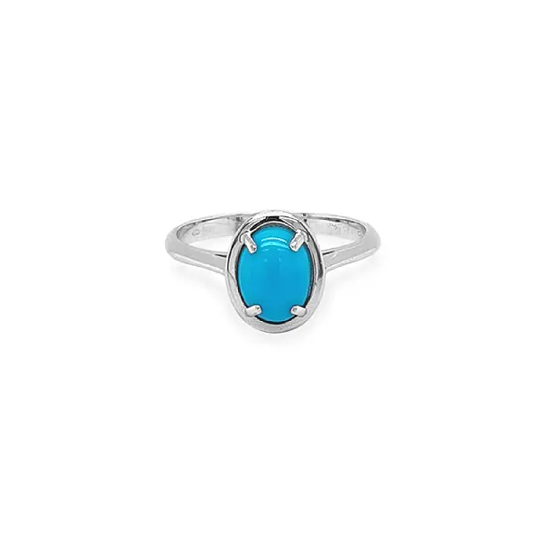 Goldener Ring mit Türkis