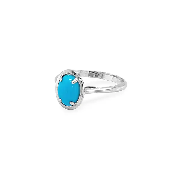 Goldener Ring mit Türkis