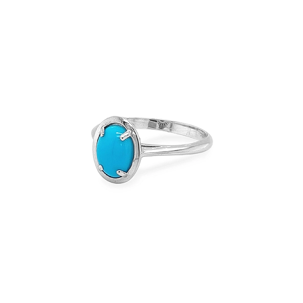 Goldener Ring mit Türkis