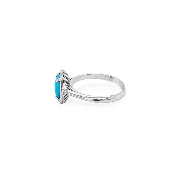 Goldener Ring mit Türkis