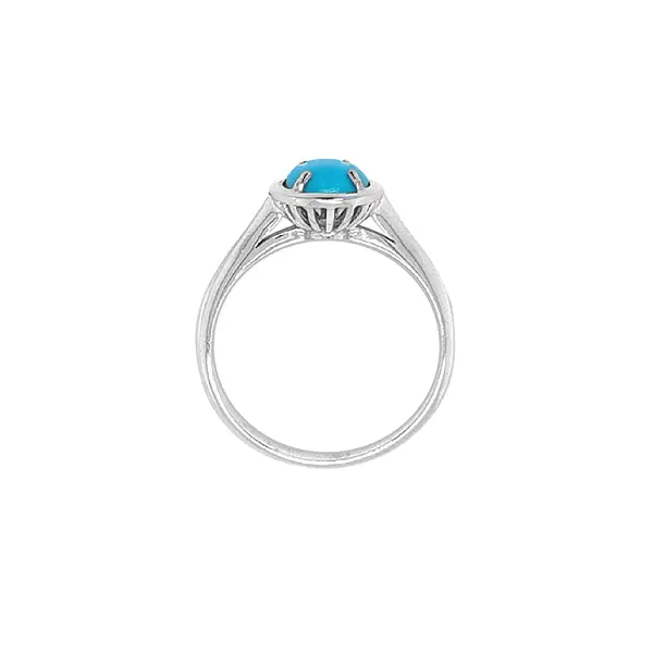Goldener Ring mit Türkis