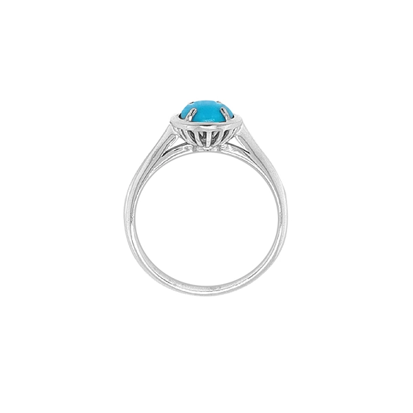 Goldener Ring mit Türkis