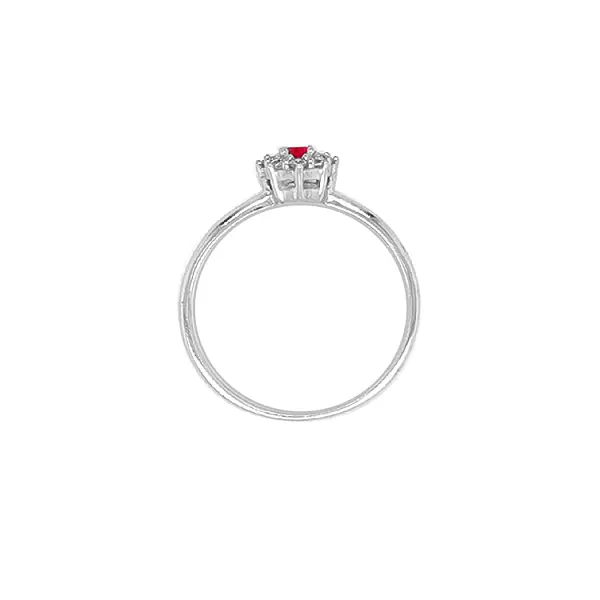 Goldring mit farbigen Steinen