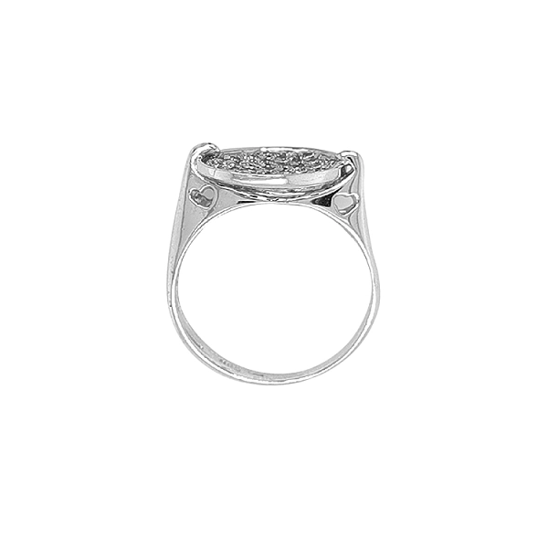 Goldring mit Zirkonen