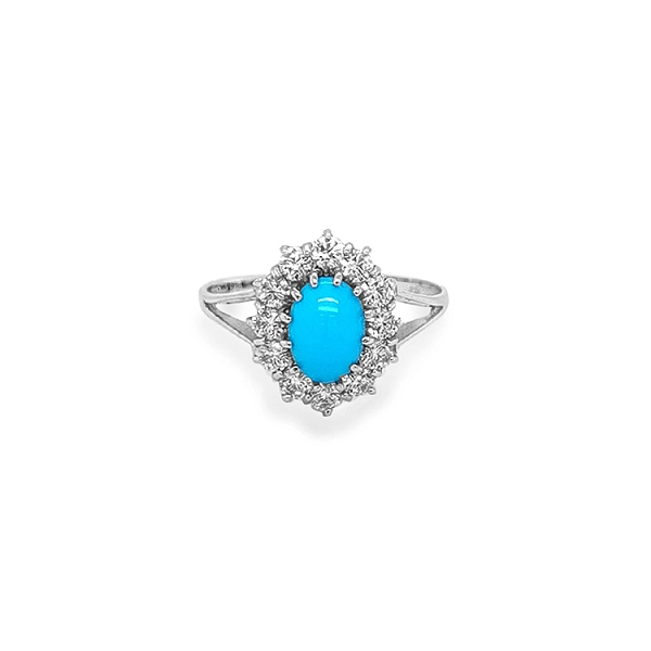 Goldring mit Tyrrhen und Zirkonen