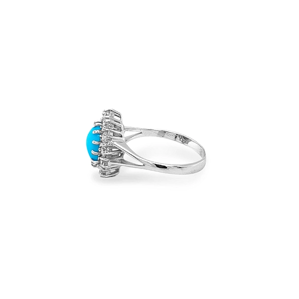 Goldring mit Tyrrhen und Zirkonen