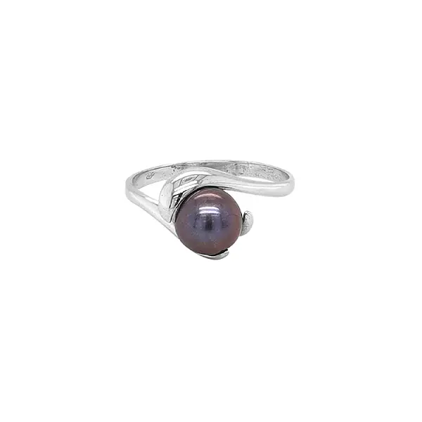 Goldring mit Perle
