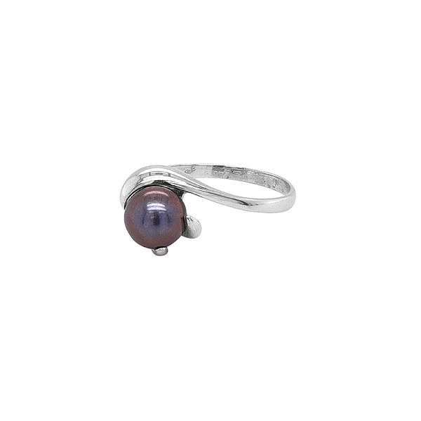 Goldring mit Perle
