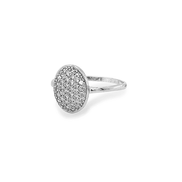 Goldring mit Zirkonen