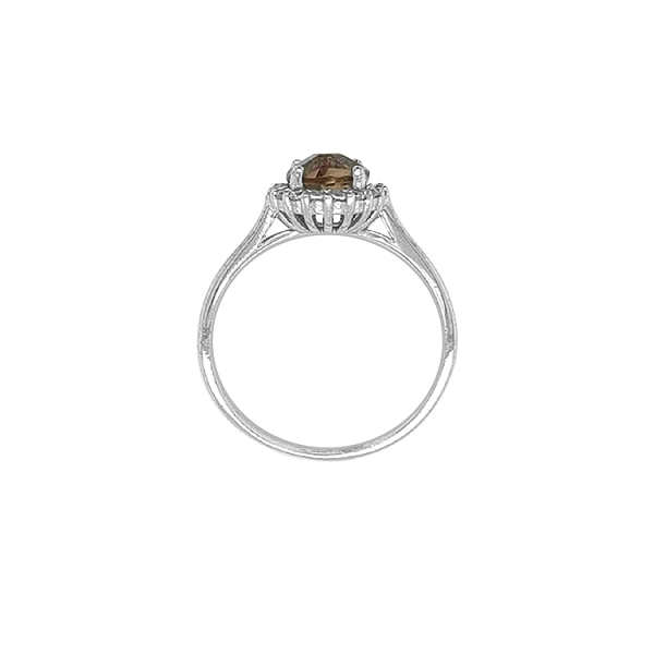 Goldring mit Zirkonen