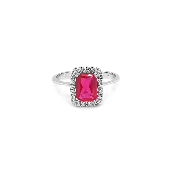 Goldring mit farbigen Steinen