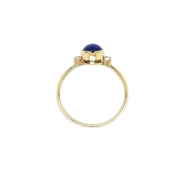 Goldring mit Lapislazuli