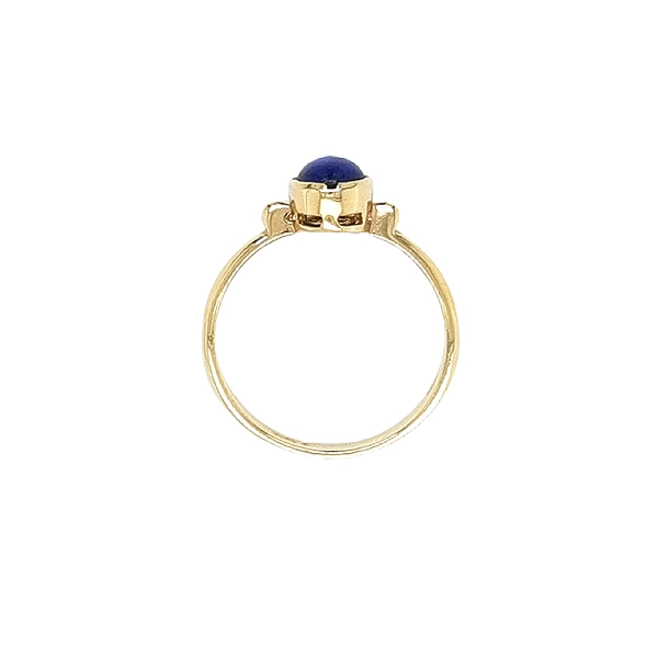 Goldring mit Lapislazuli