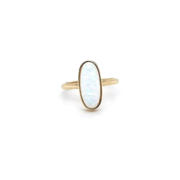 Goldring mit Opal