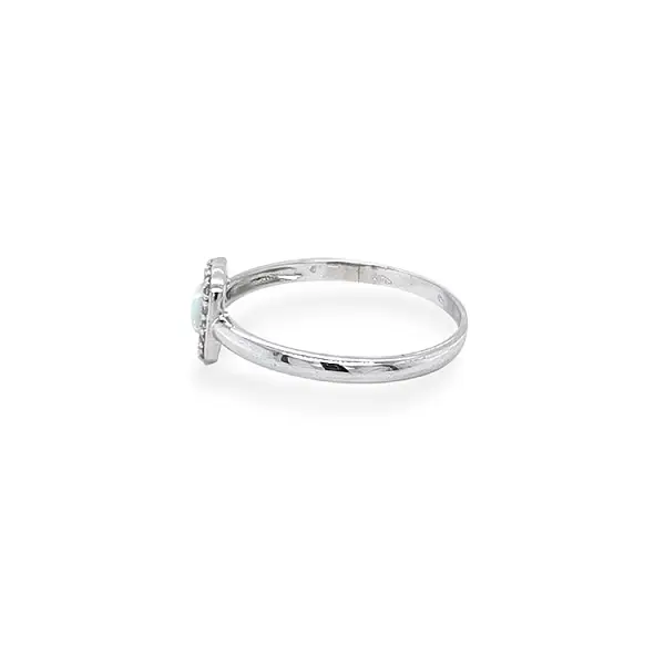 Goldring mit Opal und Zirkonen