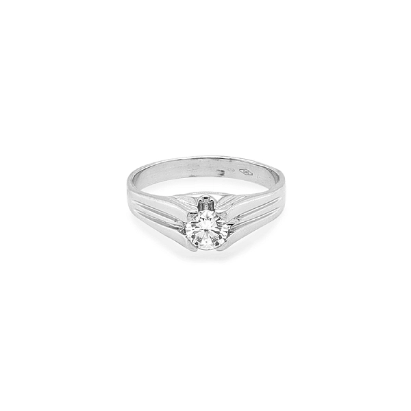 Goldring mit Zirkon