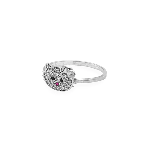 Goldring Hello Kitty mit Zirkonen