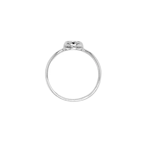 Gold Verlobungsring mit Zirkon