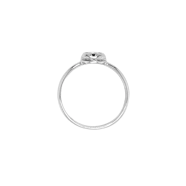 Gold Verlobungsring mit Zirkon