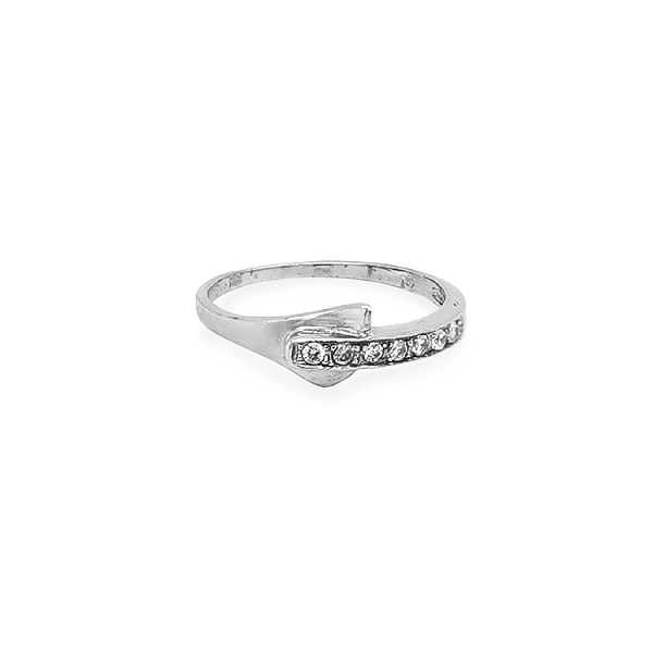 Goldring mit Zirkonen