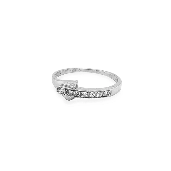 Goldring mit Zirkonen