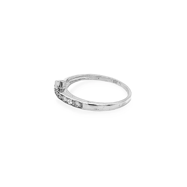 Goldring mit Zirkonen