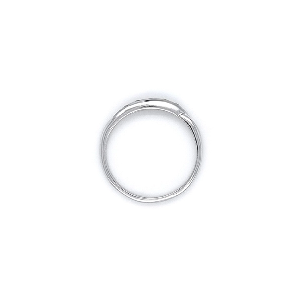 Ring mit Zirkonen aus Weißgold