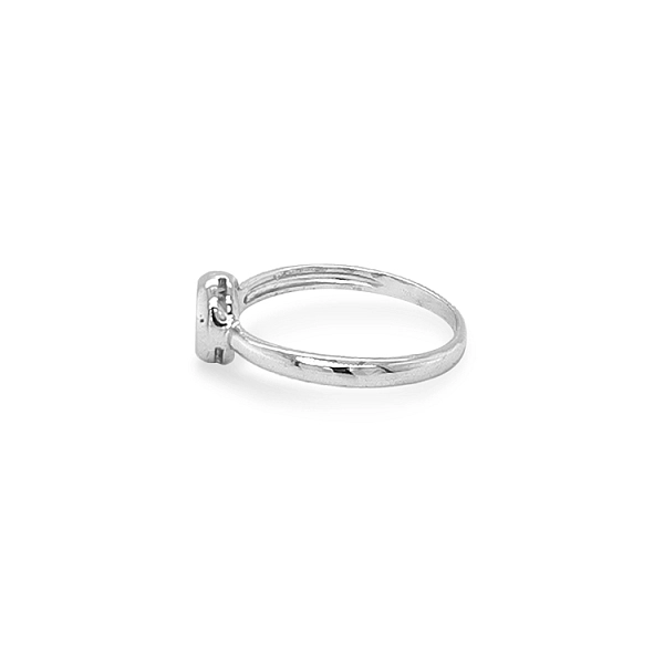 Gold Verlobungsring mit Zirkon