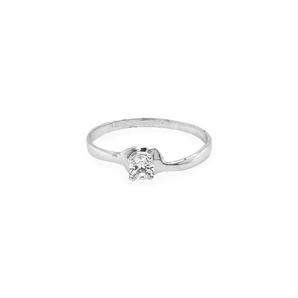 Gold Verlobungsring mit Zirkon