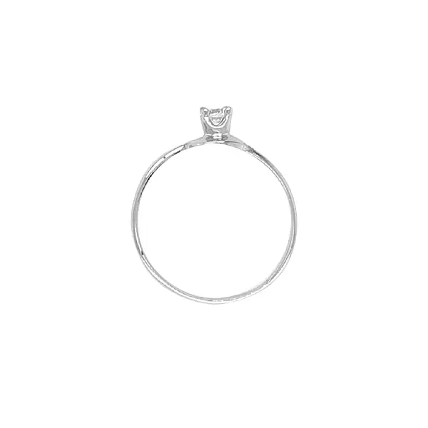 Gold Verlobungsring mit Zirkon