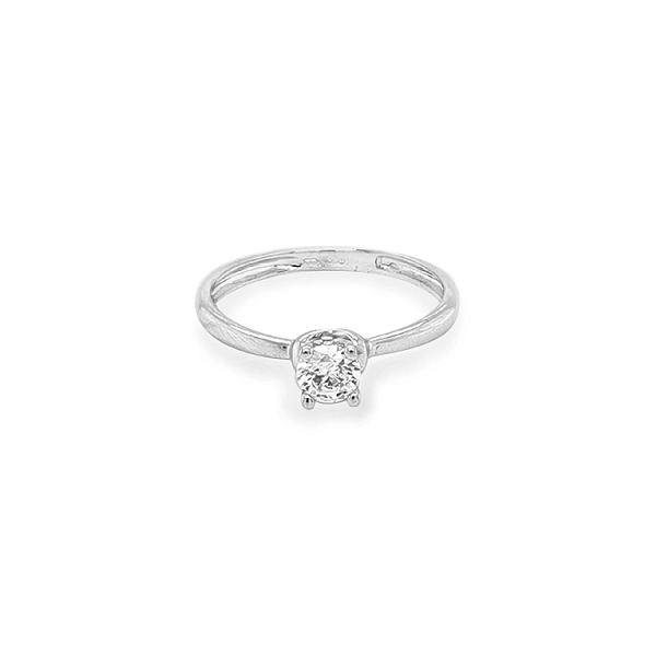 Gold Verlobungsring mit Zirkon